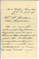 Carta de Sofia Madureira para António José de Almeida.