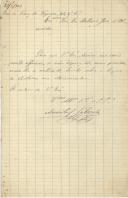 Carta de Aníbal Taborda para António José de Almeida.