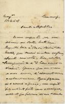 Carta de Pessoa Ferreira para [António José de Almeida].