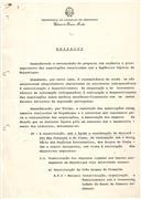 Cópia do despacho de Mário Soares determinando a constituição de três grupos de trabalho no âmbito das negociações realizadas em Moçambique