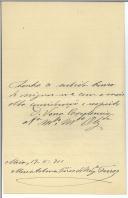 Carta de Maria Albina Pires de (?) Ferro para António José de Almeida