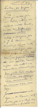 Rascunho de artigo de imprensa de António José de Almeida.