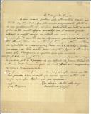 Carta de Bernardino Vidigal para [António José de] Almeida.