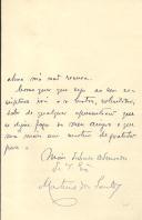 Carta de Martins dos Santos para [António José de Almeida].