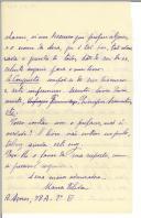 Carta de Maria Veleda para António José de Almeida