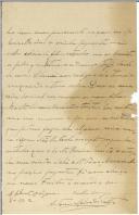 Carta incompleta de António Malva do Vale.