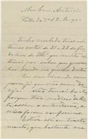 Carta de José António de Almeida para António José de Almeida.
