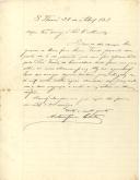 Carta de António César Costa para António José de Almeida.