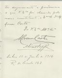 Carta de Álvaro de Castro e Álvaro Pope para António José de Almeida