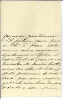 Carta de Cristiano Monteiro de Melo para António José de Almeida.