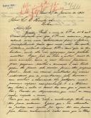 Carta de Francisco Joaquim Raposo para a fábrica Harold & C.ª.