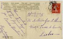 Bilhete-postal de Luísa Beatriz para António José de Almeida.