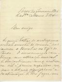 Carta de Alberto Garrido para [António José de Almeida].