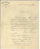 Carta de Adelino de Araújo Lacerda, Eduardo Caetano Nunes, Artur Sequeira de Carvalho e outros para António José de Almeida