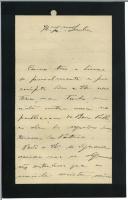 Carta de (?) da Silva para António José de Almeida