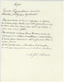 Cópia do manifesto de João de Almeida
