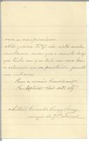 Carta de António Arnaldo Cruz Sousa [para António José de Almeida].