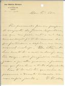 Carta de José Madeira Marques para [António José de Almeida].