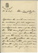 Carta de Ricardo Pais Gomes para António José de Almeida