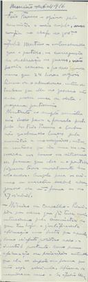 Apontamentos da reunião de 6 de Abril de 1916