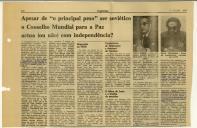 "Apesar de ""o principal peso"" ser soviético o Conselho Mundial para a Paz actua (ou não) com independência?"