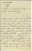 Carta de João Pimentel para António José de Almeida.