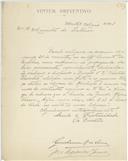 Carta de Guilherme H. de Sousa e José Cordeiro Junior para António José de Almeida