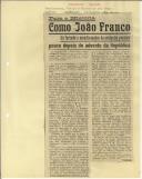 Como João Franco foi furtado de antipatia popular pouco depois do envento da República