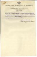 Copiador de ofício de Álvaro Xavier de Castro para António José de Almeida.