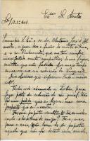 Carta de Raul Sangreman Proença para [António José de Almeida].