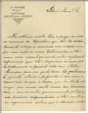 Carta de José Francisco Henriques para António José de Almeida