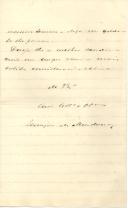 Carta de Henrique José Monteiro de Mendonça para [António José de Almeida].