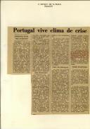 Portugal vive clima de crise