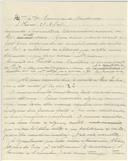 Cópia de carta de António José de Almeida para Henrique de Mendonça