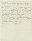Cópia de carta de António José de Almeida para Camacho