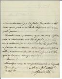 Carta de Nogueira Lobo para António José de Almeida.