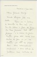 Carta de José Relvas para António José de Almeida