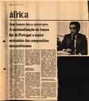 Recorte de jornal contendo uma declaração de Jorge Sampaio ao Jornal Novo