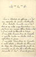 Carta de Ricardo Dinis de Carvalho para [António José de Almeida].