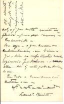 Carta de Francisco Beirão para [António José de Almeida].