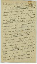 Rascunho de artigo de imprensa de António José de Almeida.