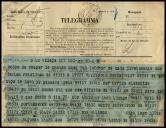 Telegrama do Governador Civil de Vila Real para António José de Almeida.