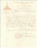 Carta de Estêvão Marcel para Antão Vaz de Almeida.