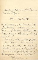 Carta de Figueiredo para [António José de Almeida].