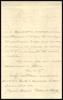 Carta de Joaquim Eduardo Pereira de Chaby para [António José de Almeida].