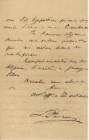 Carta de L. Pereira para António José de Almeida.