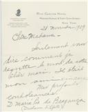 Carta de Maria Pia de Bragança para Maria Joana de Almeida