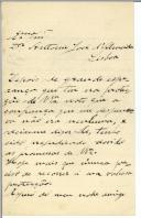 Carta de Abílio Xavier Correia para António José de Almeida.