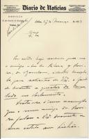 Carta de Júlio Borges (?) [para António José de Almeida].