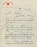Carta de António Augusto Cristão para António José de Almeida.